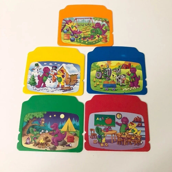 Barney and Friends Learning Laptop Replacement Cards  Disc - Picture 2 of 12